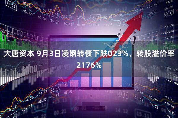 大唐资本 9月3日凌钢转债下跌023%，转股溢价率2176%